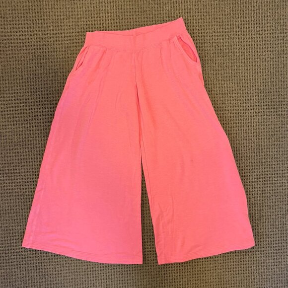 Anthropologie Daily Practice Wide leg lounge pants, sz. M, pink rose - Picture 1 of 3